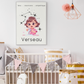 Poster Baby Girl BEIGE - Verseau