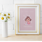 Poster Baby Girl ROSE - Verseau