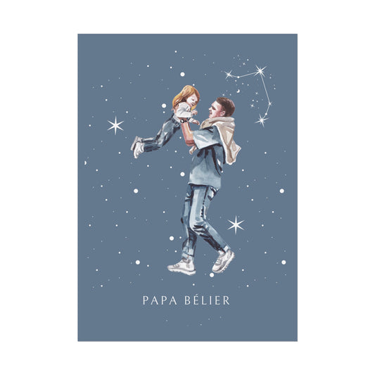 Poster Papa Bélier et sa fille