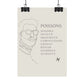 Poster Homme Poissons