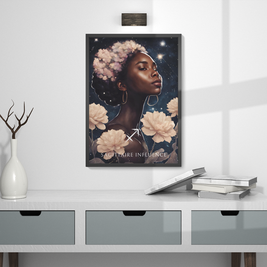 Poster Astrologique Sagittaire - Aria, Femme Sagittaire