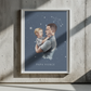 Poster Papa Vierge et son fils