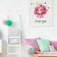 Poster Baby Girl BEIGE - Vierge