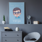 Poster Baby Boy BLEU - Vierge