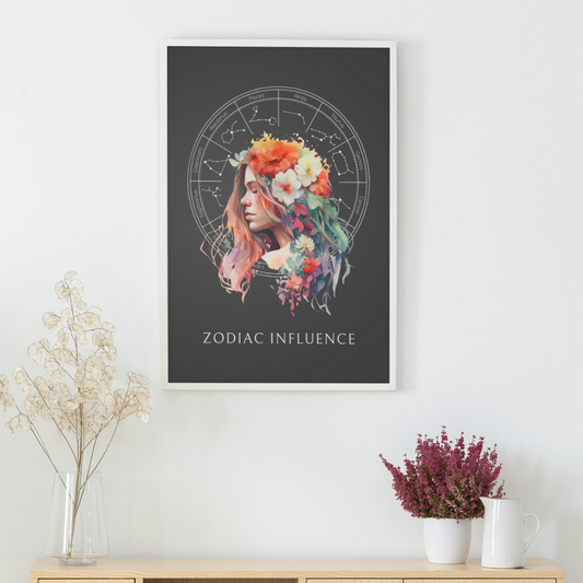 Poster Astrologique Zodiac Influence - Fanny