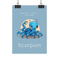 Poster Baby Boy BLEU - Scorpion