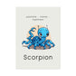 Poster Baby Boy BEIGE - Scorpion