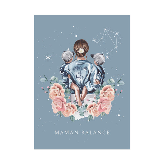 Poster Maman Balance et ses fils