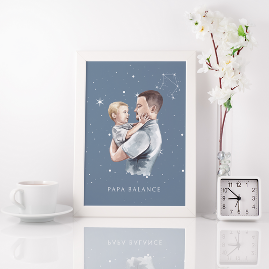 Poster Papa Balance et son fils