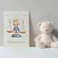 Poster Baby Boy BEIGE - Balance