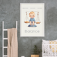 Poster Baby Boy BEIGE - Balance
