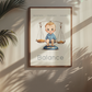 Poster Baby Boy BEIGE - Balance