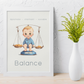 Poster Baby Boy BEIGE - Balance