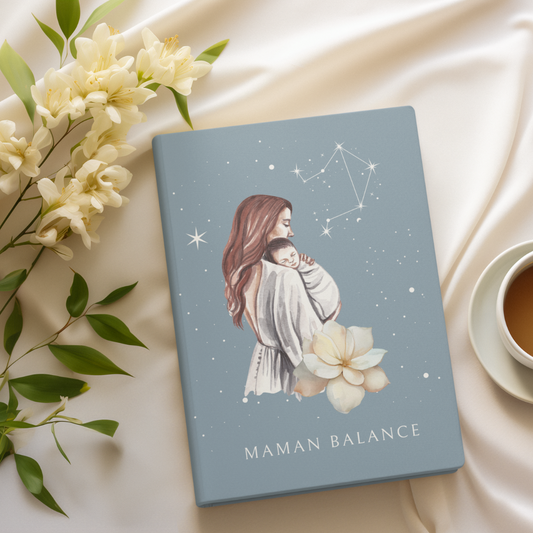 Carnet Maman Balance et son bébé garçon