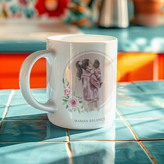 Mug Maman Balance et sa fille