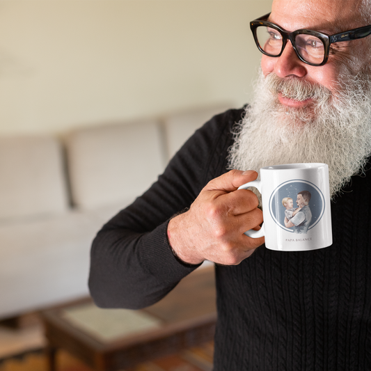 Mug Papa Balance et son fils