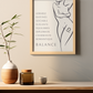 Poster Femme Balance