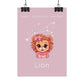Poster Baby Girl ROSE - Lion