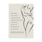 Poster Femme Poissons