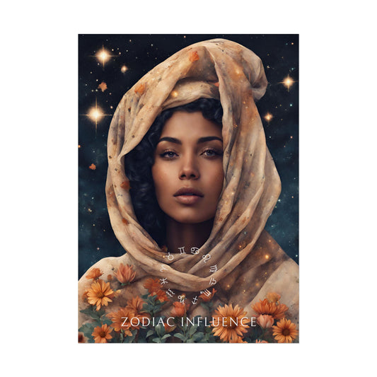 Poster Astrologique Zodiac Influence - Jihane