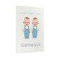 Poster Baby Boy BEIGE - Gémeaux