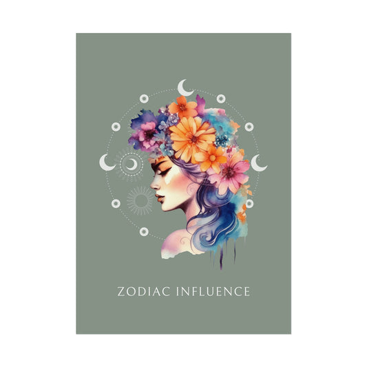 Poster Astrologique Zodiac Influence - Léa