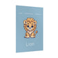 Poster Baby Boy BLEU - Lion