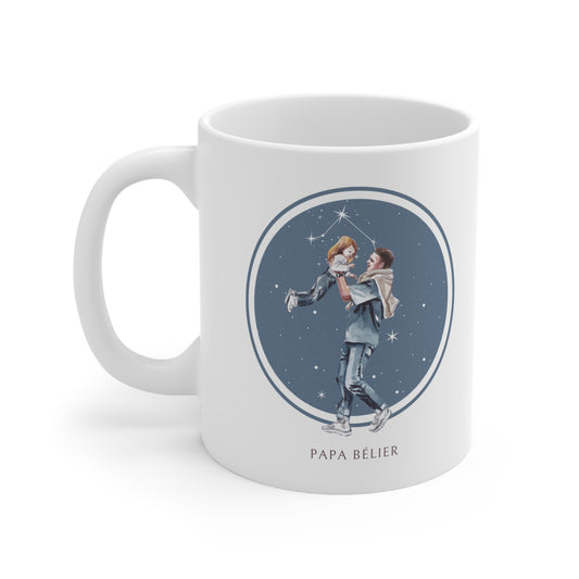 Mug Papa Bélier et sa fille