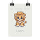 Poster Baby Boy BEIGE - Lion