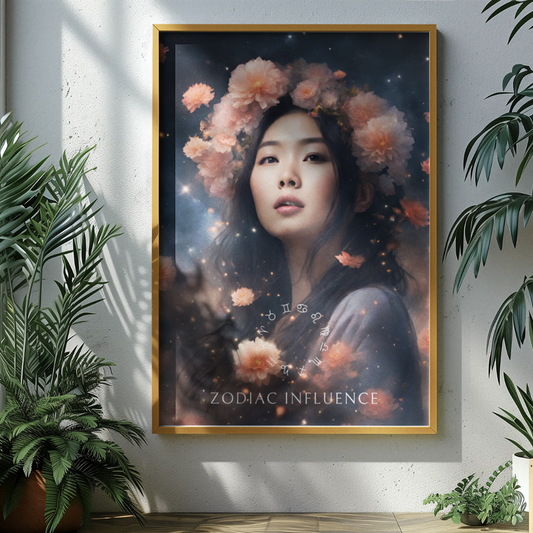 Poster Astrologique Zodiac Influence - Meiying