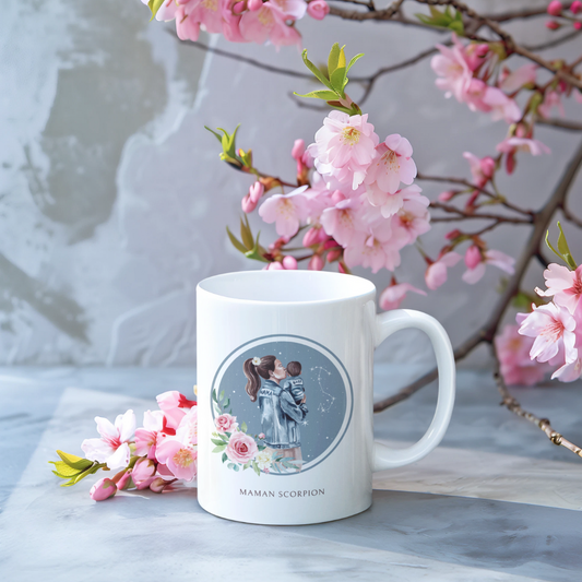 Mug Maman Scorpion et son fils