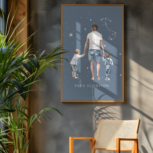 Poster Papa Scorpion et ses fils