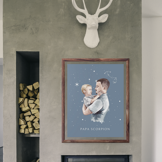 Poster Papa Scorpion et son fils