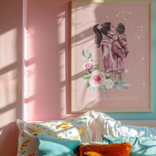 Poster Maman Scorpion et sa fille