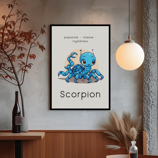 Poster Baby Boy BEIGE - Scorpion