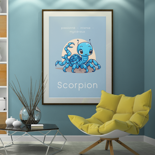 Poster Baby Boy BLEU - Scorpion