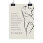 Poster Femme Cancer