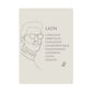 Poster Homme Lion