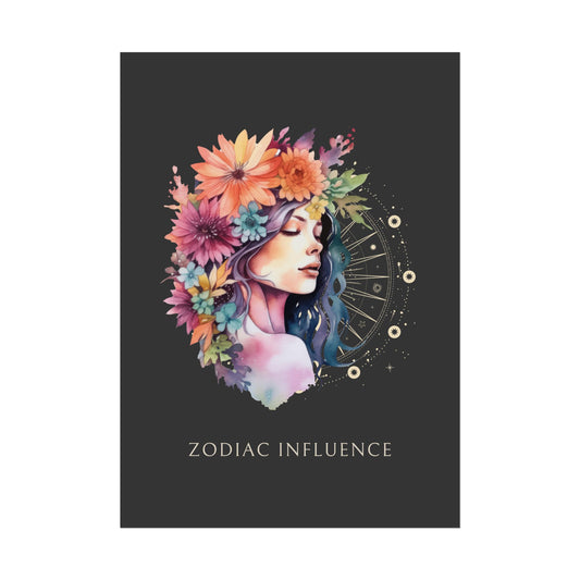 Poster Astrologique Zodiac Influence - Mélanie