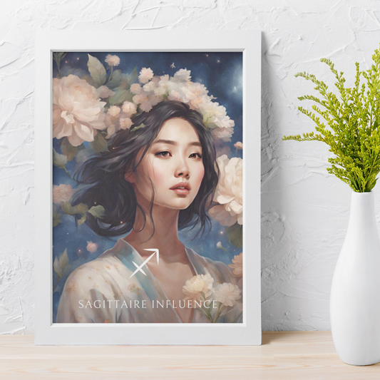 Poster Astrologique Sagittaire - Jiawei, Femme Sagittaire