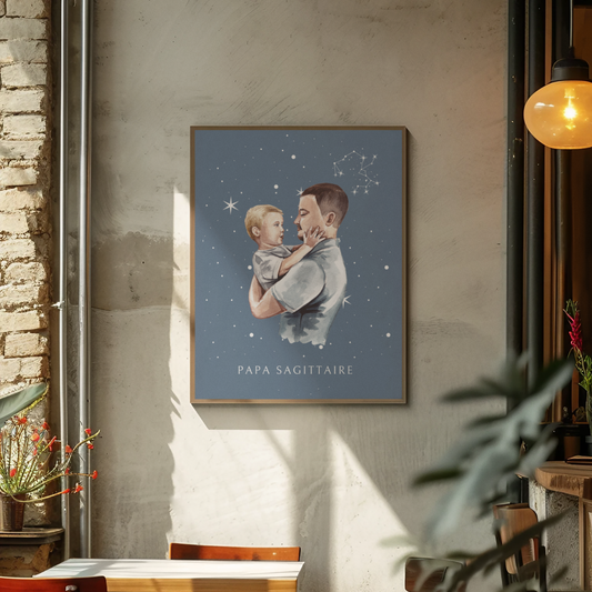 Poster Papa Sagittaire et son fils