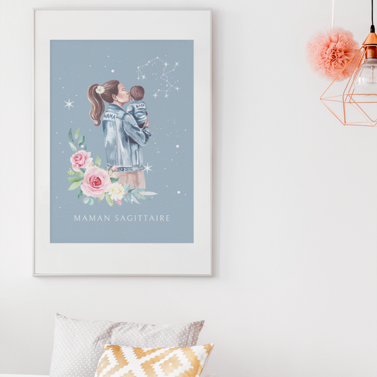 Poster Maman Sagittaire et son fils