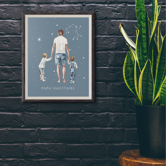Poster Papa Sagittaire et ses fils