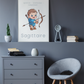 Poster Baby Boy BEIGE - Sagittaire