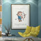 Poster Baby Boy BEIGE - Sagittaire