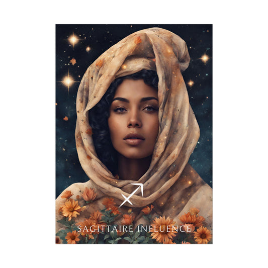 Poster Astrologique Sagittaire - Jihane, Femme Sagittaire