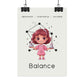 Poster Baby Girl BEIGE - Balance