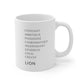 Mug Homme Lion