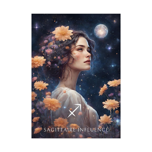 Poster Astrologique Sagittaire - Sophie, Femme Sagittaire