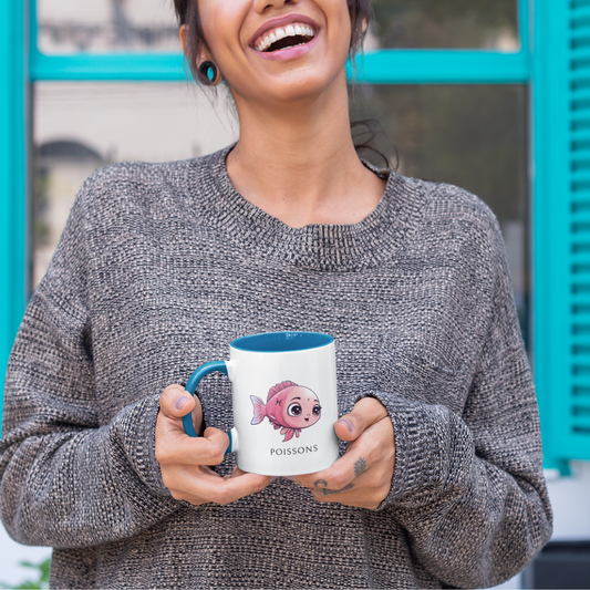 Mug Baby Girl Poissons